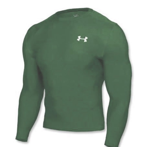 under armour green long sleeve shirt